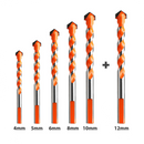 Kit 5+1 Brocas Fura Tudo - Alta Performance