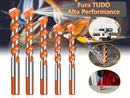 Kit 5+1 Brocas Fura Tudo - Alta Performance