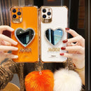 Capa para IPHONE Luxury Coração Espelhado