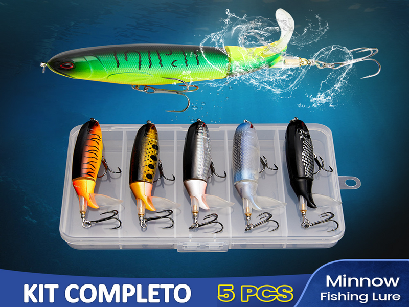 ✅ Super Kit Isca Spin Pegue até 7X mais peixes (Kit completo)
